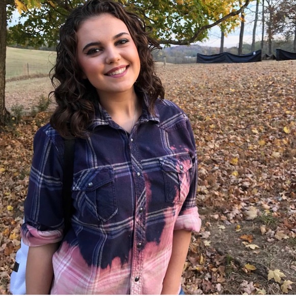 Two toned faded flannel - Picture 2 of 2